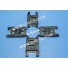 SIM 8 PIN 2.54全塑掀盖卡座