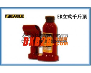 鹰牌立式千斤顶，4吨双指针压力表千斤顶/龙海起重