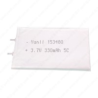超薄聚合物锂电池153480 3.7V 5C 330mAh