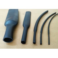 厂家生产批发DR150℃耐高温耐油柔软橡胶热缩管