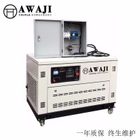 10KW全自动汽油多燃料水冷静音发电机厂家