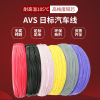 AVS日标汽车线0.3平方5mm²低压薄壁PVC绝缘电子线车辆电器线束
