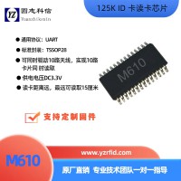 M610 10路125K ID卡读卡芯片
